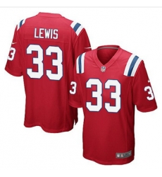 Youth New Patriots #33 Dion Lewis Red Alternate Stitched NFL Elite Jersey