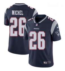 Youth Nike New England Patriots 26 Sony Michel Navy Blue Team Color Vapor Untouchable Limited Player NFL Jersey