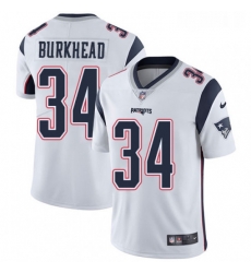 Youth Nike New England Patriots 34 Rex Burkhead White Vapor Untouchable Limited Player NFL Jersey