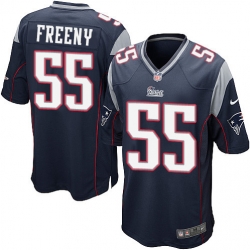 Youth Nike New England Patriots #55 Jonathan Freeny Navy Blue Game Jersey