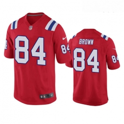 Youth Nike New England Patriots 84 Antonio Brown Red Game Jersey