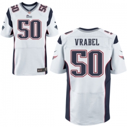 Youth Nike Patroits #50 Mike Vrabel White Game Home NFL Jersey