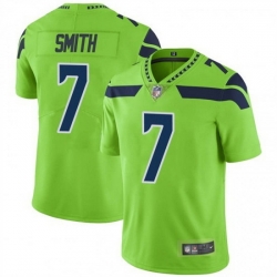 Men Seattle Seahawks 7 Geno Smith Green Vapor Untouchable Limited Stitched Jersey
