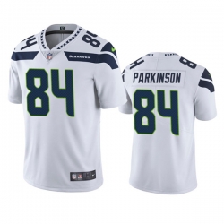 Men Seattle Seahawks 84 Colby Parkinson White Vapor Untouchable Limited Stitched Jersey