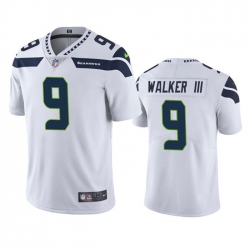 Men Seattle Seahawks 9 Kenneth Walker III White Vapor Untouchable Limited Stitched Jersey