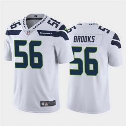 Men Seattle Seahawks Jordyn Brooks #56 White Vapor Limited NFL Jersey