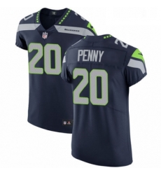 Mens Nike Seattle Seahawks 20 Rashaad Penny Navy Blue Team Color Vapor Untouchable Elite Player NFL Jersey