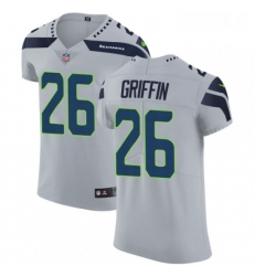 Mens Nike Seattle Seahawks 26 Shaquill Griffin Grey Alternate Vapor Untouchable Elite Player NFL Jersey