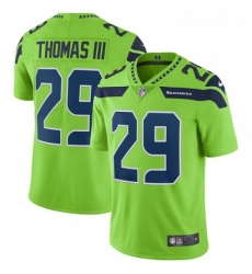 Mens Nike Seattle Seahawks 29 Earl Thomas III Limited Green Rush Vapor Untouchable NFL Jersey
