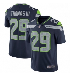 Mens Nike Seattle Seahawks 29 Earl Thomas III Steel Blue Team Color Vapor Untouchable Limited Player NFL Jersey