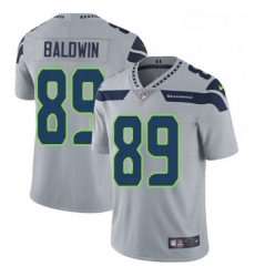 Mens Nike Seattle Seahawks 89 Doug Baldwin Grey Alternate Vapor Untouchable Limited Player NFL Jersey