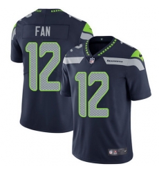 Nike Seahawks #12 Fan Steel Blue Team Color Mens Stitched NFL Vapor Untouchable Limited Jersey