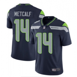 Nike Seahawks 14 D K  Metcalf Navy Vapor Untouchable Limited Jersey