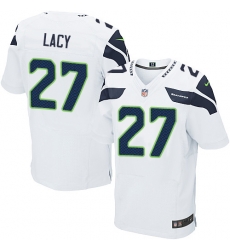 Nike Seahawks #27 Eddie Lacy White Mens Stitched NFL Elite Jersey
