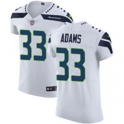 Nike Seahawks 33 Jamal Adams White Men Stitched NFL New Elite Jersey