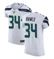 Nike Seahawks #34 Thomas Rawls White Mens Stitched NFL Vapor Untouchable Elite Jersey