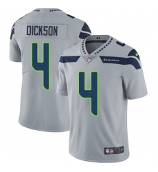 Nike Seahawks #4 Michael Dickson Grey Alternate Men Stitched NFL Vapor Untouchable Limited Jersey