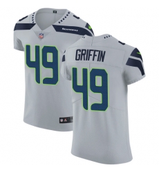 Nike Seahawks #49 Shaquem Griffin Grey Alternate Mens Stitched NFL Vapor Untouchable Elite Jersey