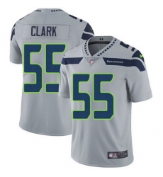 Nike Seahawks #55 Frank Clark Grey Alternate Mens Stitched NFL Vapor Untouchable Limited Jersey