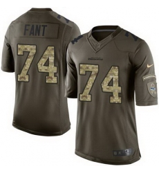 Nike Seahawks #74 George Fant Green Men Stitched NFL Limited Salute to Service Jersey