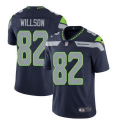Nike Seahawks #82 Luke Willson Steel Blue Team Color Mens Stitched NFL Vapor Untouchable Limited Jersey