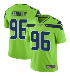 Nike Seahawks #96 Cortez Kennedy Green Mens Stitched NFL Limited Rush Jersey