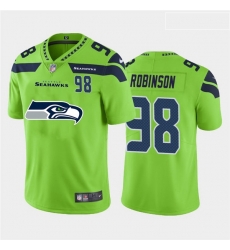 Nike Seahawks 98 Alton Robinson Green Team Big Logo Number Vapor Untouchable Limited Jersey