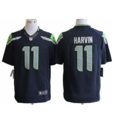 Nike Seattle Seahawks 11 Percy Harvin Blue LIMITED NFL Jersey