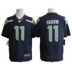 Nike Seattle Seahawks 11 Percy Harvin Blue LIMITED NFL Jersey