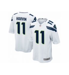 Nike Seattle Seahawks 11 Percy Harvin white Game NFL Jersey
