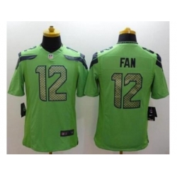 Nike Seattle Seahawks 12 Fan Green Limited NFL Jersey