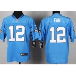 Nike Seattle Seahawks 12 Fan Light Blue Elite NFL Jersey