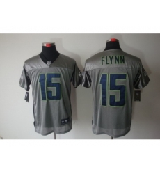 Nike Seattle Seahawks 15 Matt Flynn Grey Elite Shadow NFL Jersey