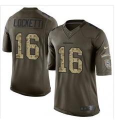 Nike Seattle Seahawks #16 Tyler Lockett Green Men 27s Stitched NFL Limited Salute to Service Jersey