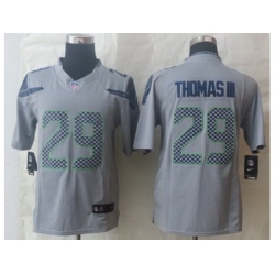 Nike Seattle Seahawks 29 Earl Thomas III Grey LIMITED NFL Jersey