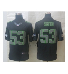 Nike Seattle Seahawks 53 Malcolm Smith Black Impact Limited NFL Jersey