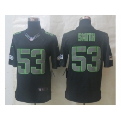 Nike Seattle Seahawks 53 Malcolm Smith Black Impact Limited NFL Jersey