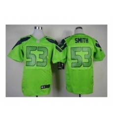 Nike Seattle Seahawks 53 Malcolm Smith green Elite NFL Jersey