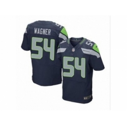Nike Seattle Seahawks 54 Wagner blue Elite NFL Jersey