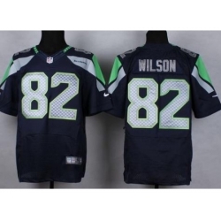 Nike Seattle Seahawks 82 Luke Willson Blue Elite NFL Jersey