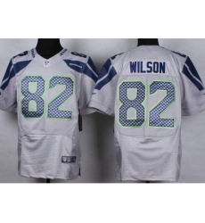 Nike Seattle Seahawks 82 Luke Willson Grey Elite NFL Jersey