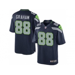 Nike Seattle Seahawks 88 Jimmy Graham Blue Limited NFL Jersey