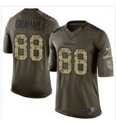 Nike Seattle Seahawks #88 Jimmy Graham Green Men 27s Stitched NFL Limited Salute to Service Jersey