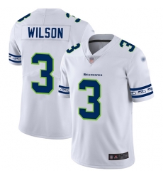 Seahawks 3 Russell Wilson White Mens Stitched Football Limited Team Logo Fashion Jersey