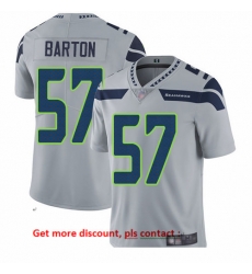 Seahawks 57 Cody Barton Grey Alternate Men Stitched Football Vapor Untouchable Limited Jersey