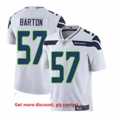 Seahawks 57 Cody Barton White Men Stitched Football Vapor Untouchable Limited Jersey