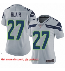 Seahawks 27 Marquise Blair Grey Alternate Women Stitched Football Vapor Untouchable Limited Jersey