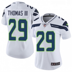 Womens Nike Seattle Seahawks 29 Earl Thomas III Elite White NFL Jersey