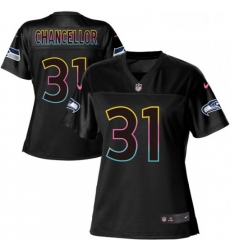 Womens Nike Seattle Seahawks 31 Kam Chancellor Game Black Team Color NFL Jersey