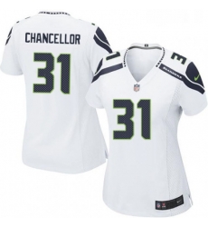 Womens Nike Seattle Seahawks 31 Kam Chancellor Game White NFL Jersey